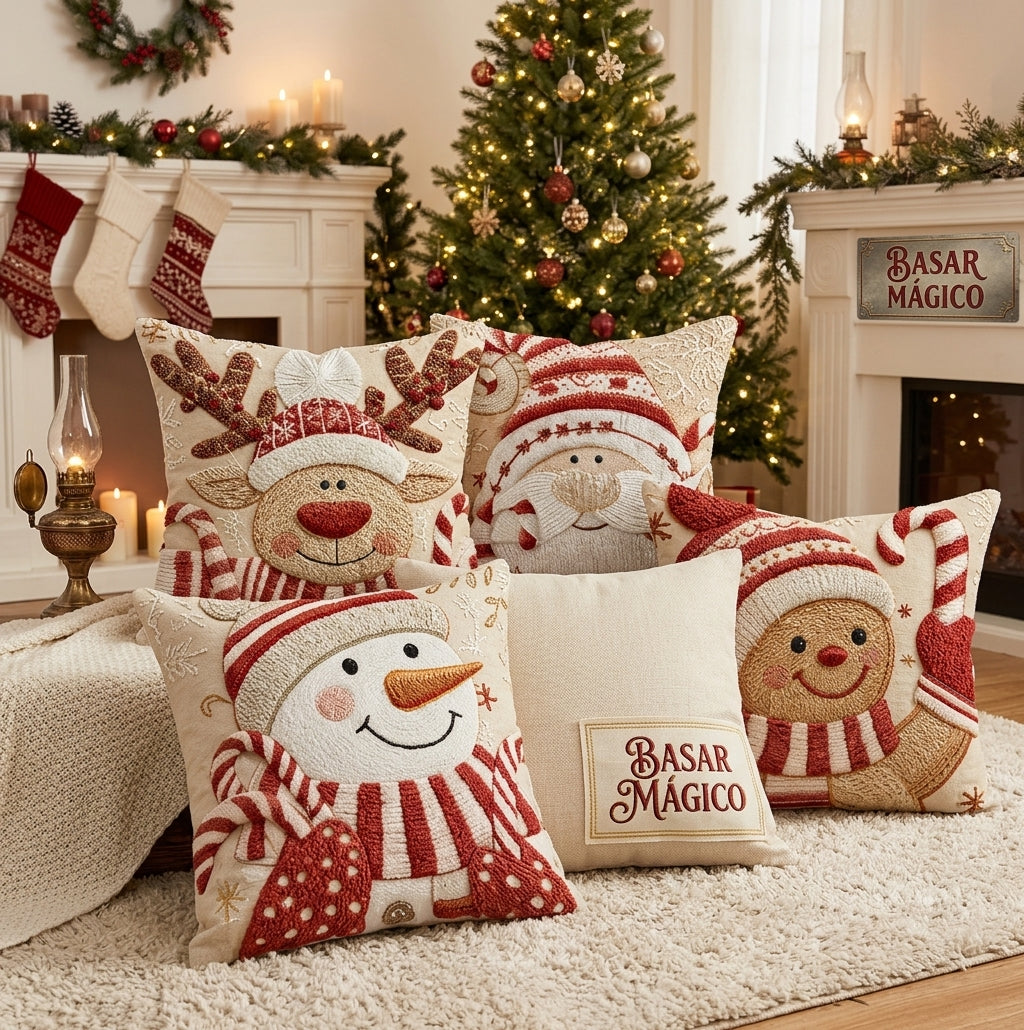 COJINES DECORATIVOS NAVIDEÑOS