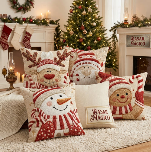 COJINES DECORATIVOS NAVIDEÑOS