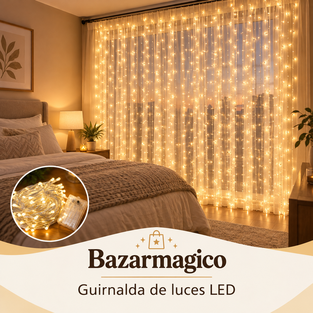 GUIRNALDA DE LUCES LED